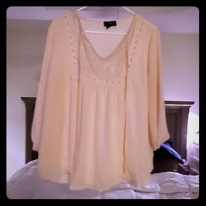 Peach blouse